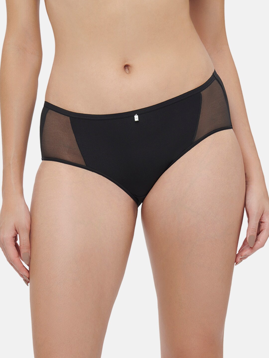 

Triumph Mid-Rise Seamless Hipster Briefs 756I572 04, Black