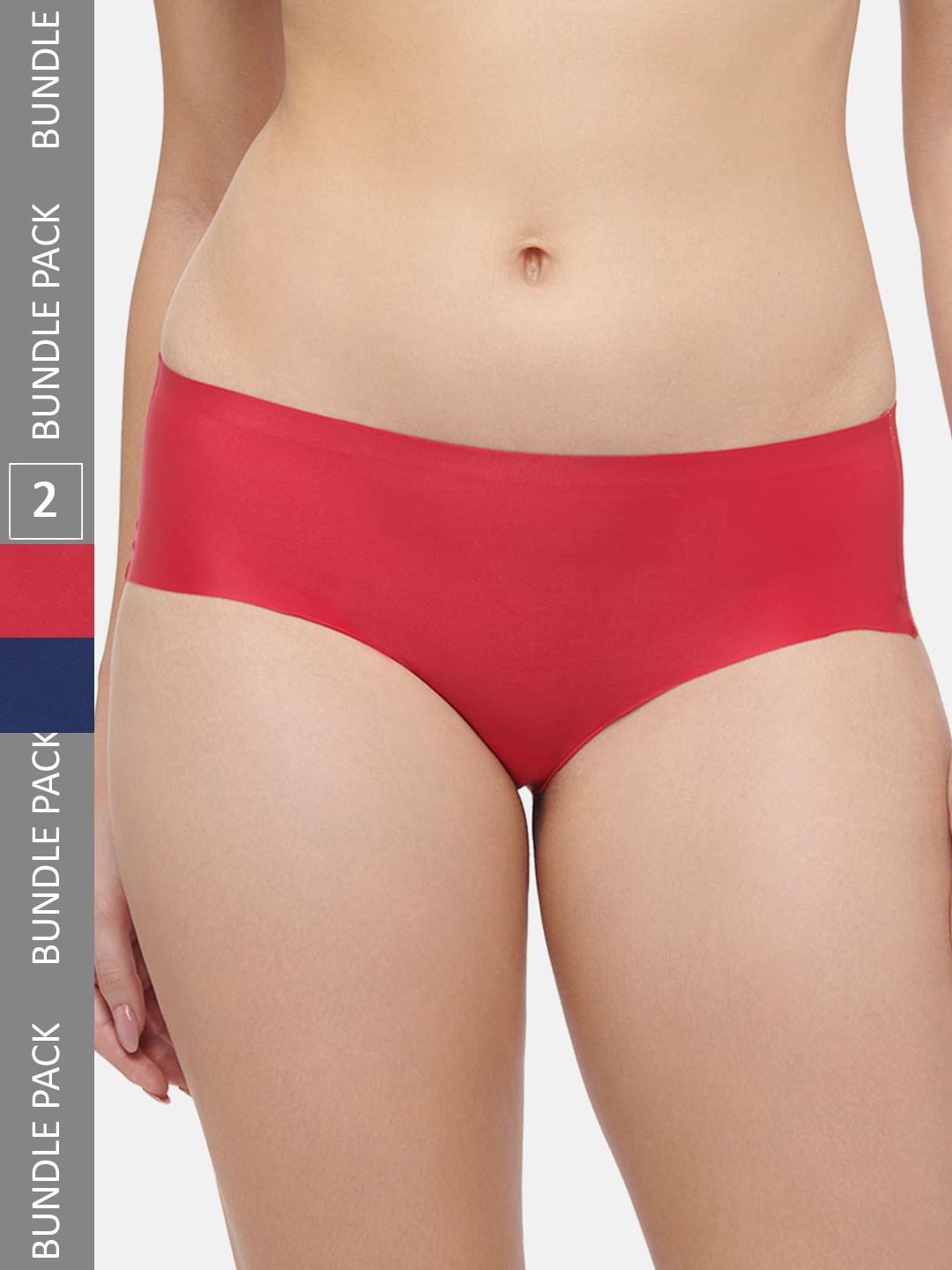 

Triumph Pack Of 2 Mid-Rise Hipster Briefs M000517 9I, Red