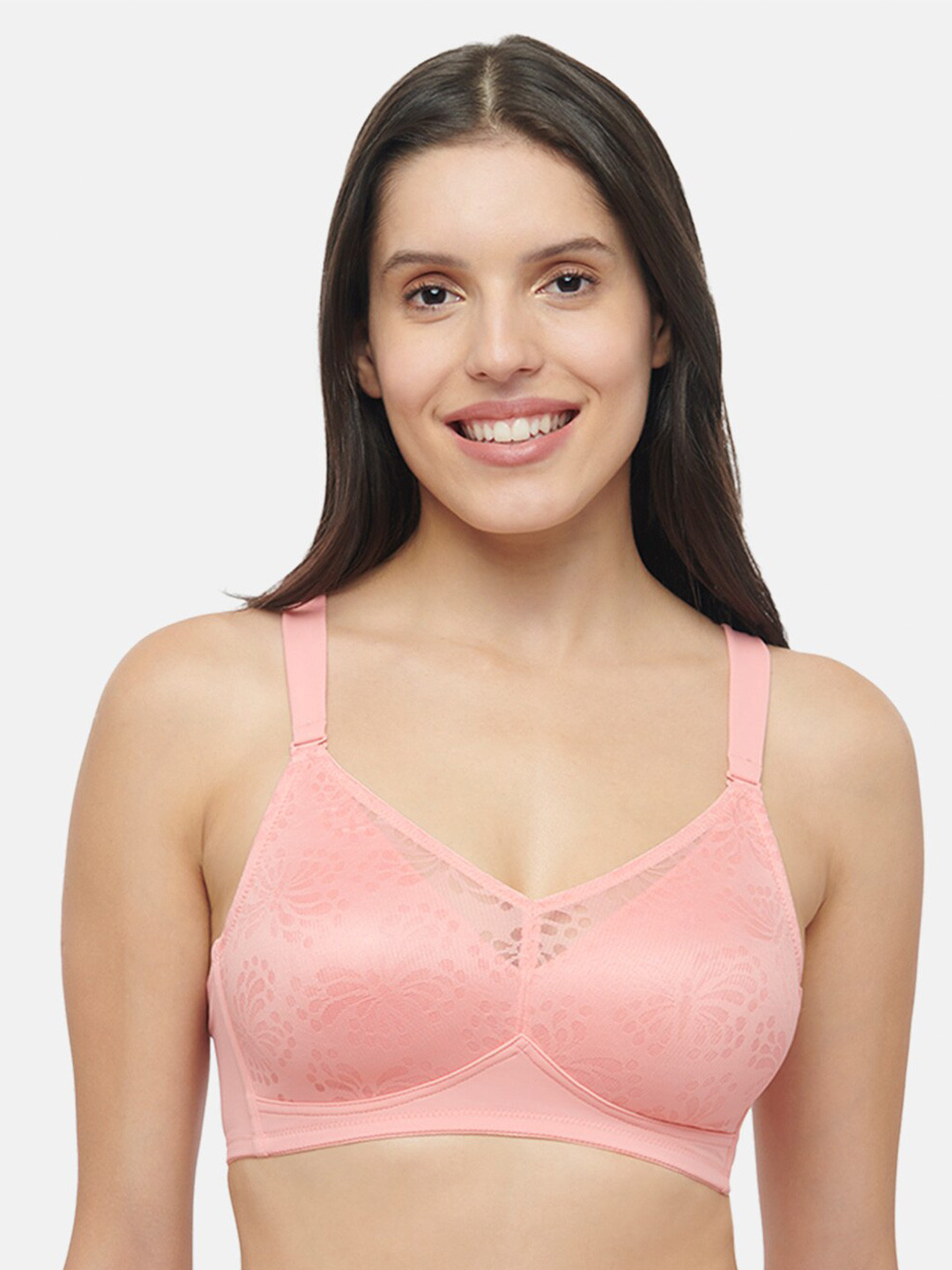 

Triumph Non Padded Non-Wired Minimizer Bra All Day Comfort, Pink