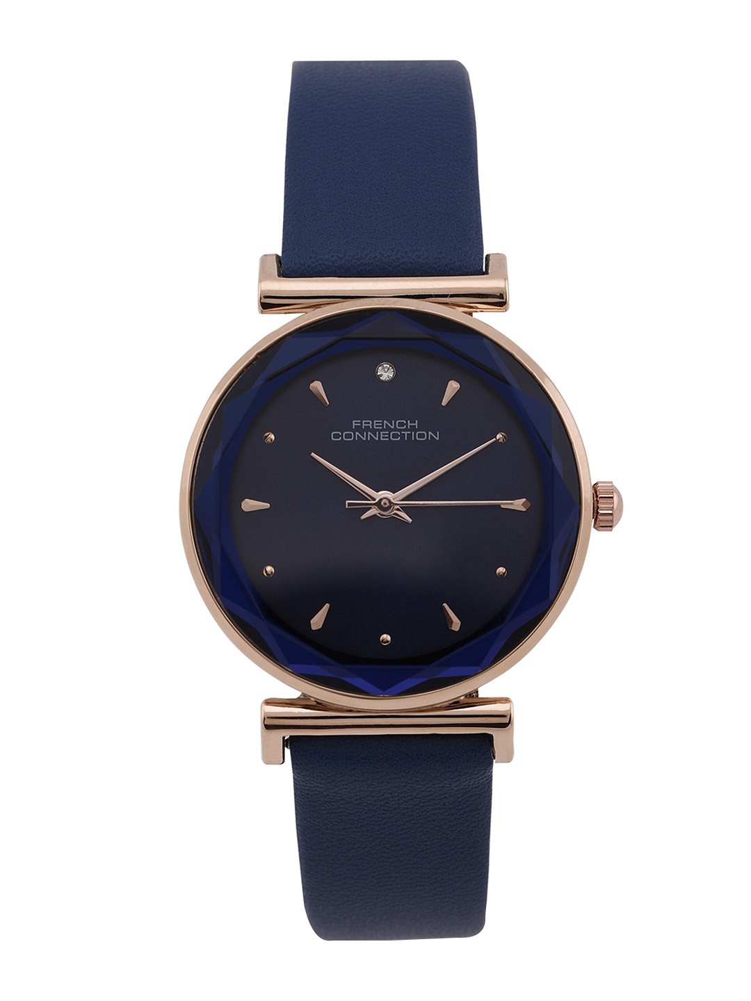 

French Connection Women Round Analogue Watch FCN00086E, Blue
