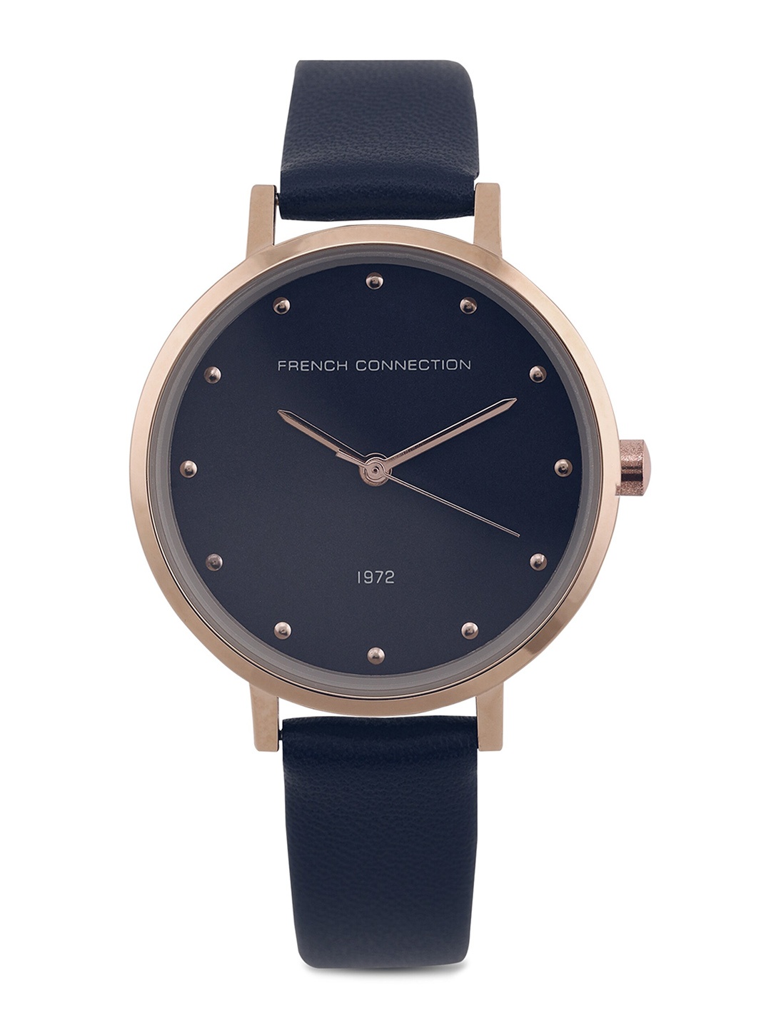 

French Connection Women Leather Straps Analogue Watch FCN00080B, Blue