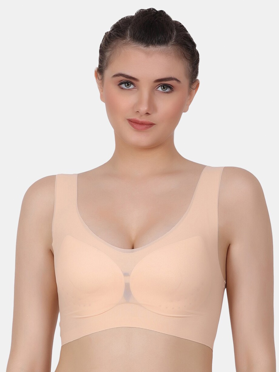 

Amour Secret Full Coverage Lightly Padded Bra With All Day Comfort, Beige
