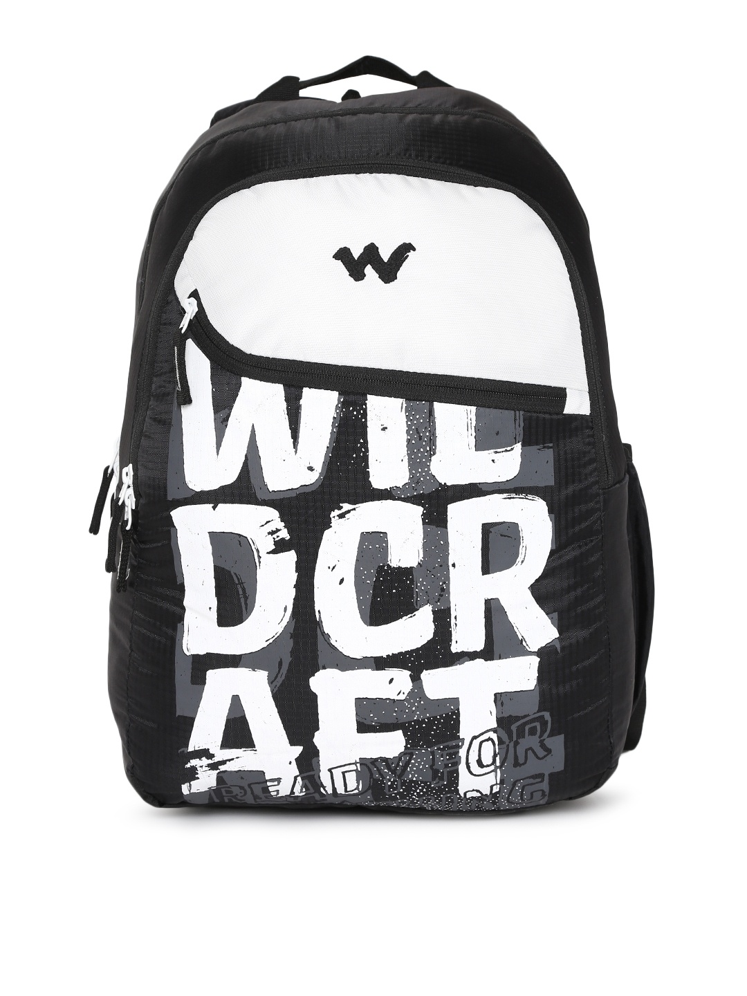 

Wildcraft 3 Wild Unisex Black & White Graphic Backpack