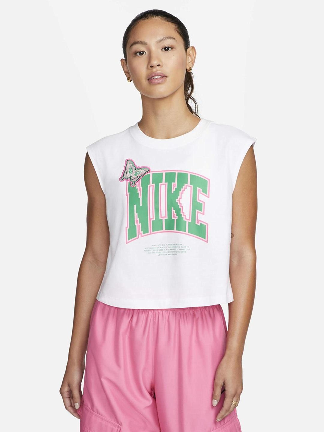 

Nike Women Sportswear Logo-Printed Tank T-Shirt, White