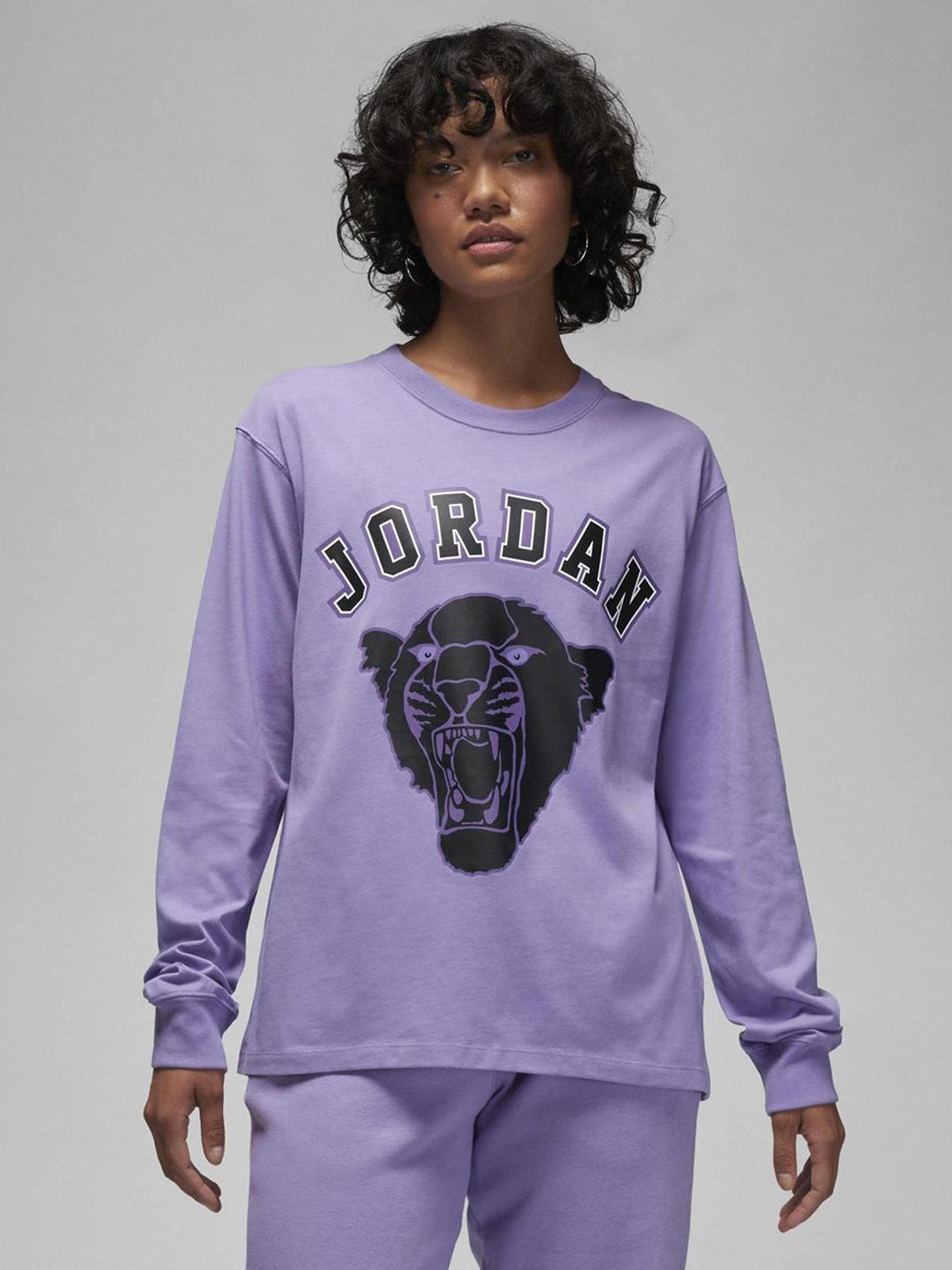 

Nike Jordan Graphic Long-Sleeve T-Shirt, Purple