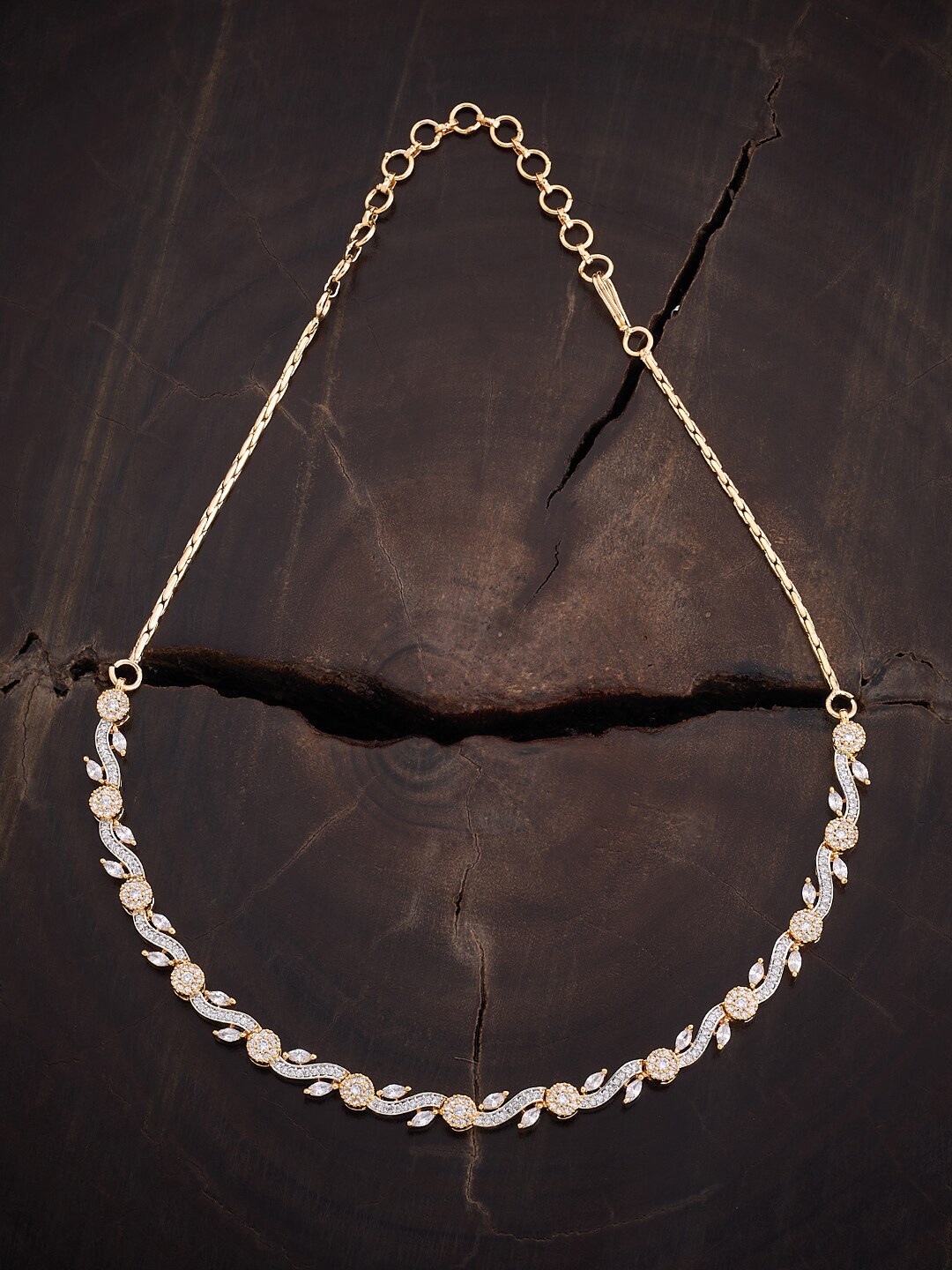 

Kushal's Fashion Jewellery Copper Rose Gold-Plated Necklace