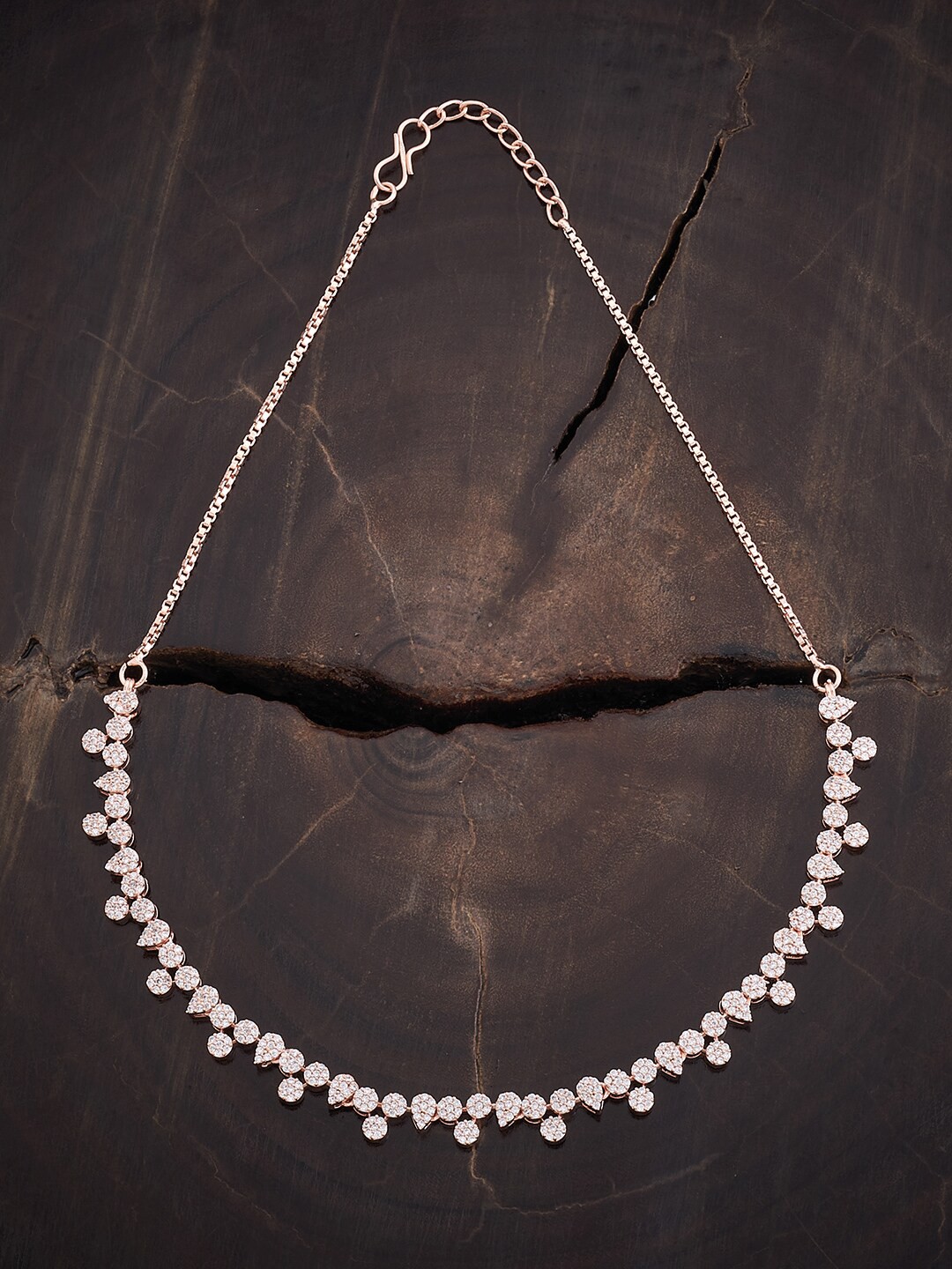 

Kushal's Fashion Jewellery Rose Gold-Plated Necklace