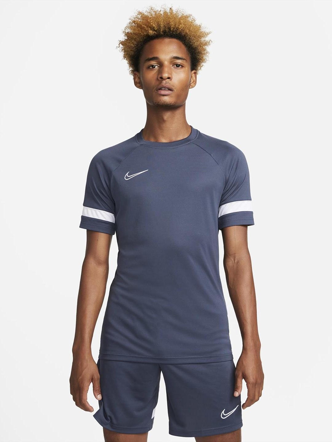 

Nike Dri-Fit Academy Short-Sleeve Football T-Shirt, Grey