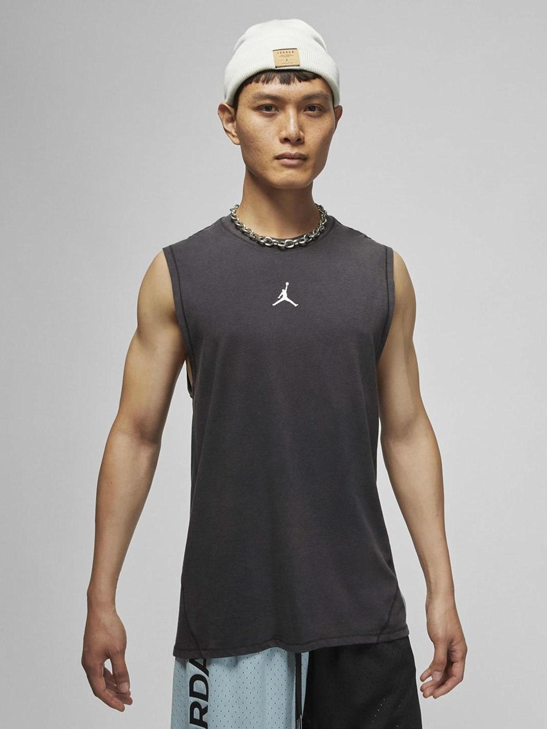 

Nike Men Jordan Dri-FIT Sleeveless Sports T-Shirt, Black