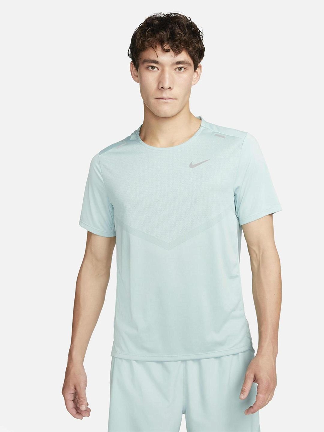 

Nike Dri-FIT Rise 365 Short-Sleeve Running T-Shirt, Sea green