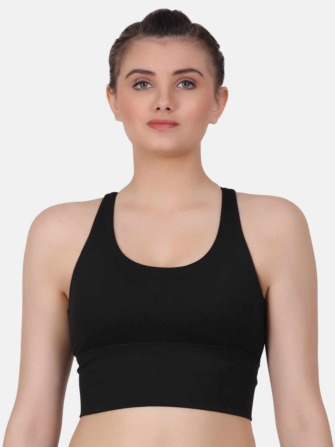 

Amour Secret Full Coverage Lightly Padded Sports Bra, Black