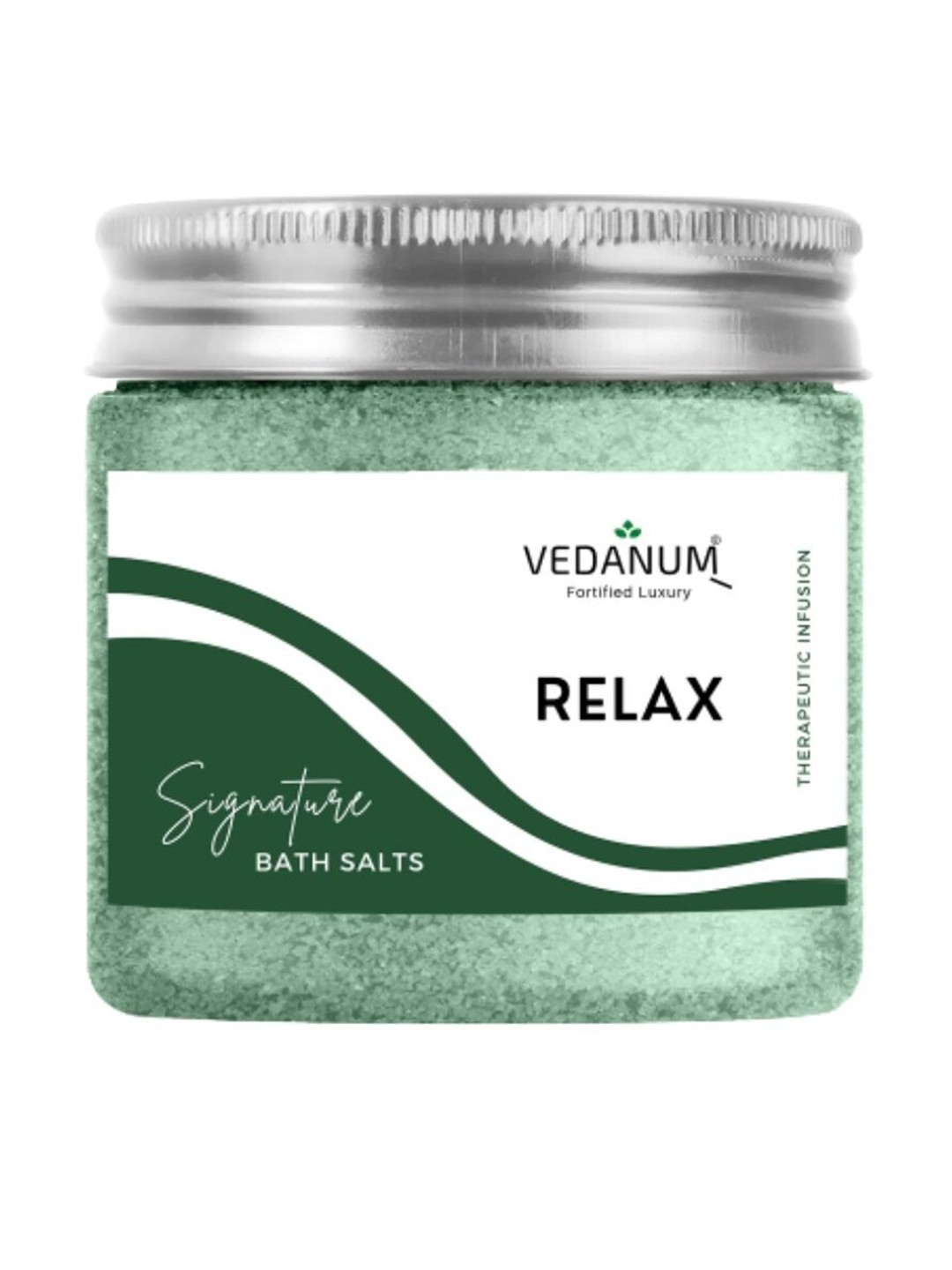

VEDANUM Fortified Luxury Signature Bath Salts 200 gm - Relax, Green