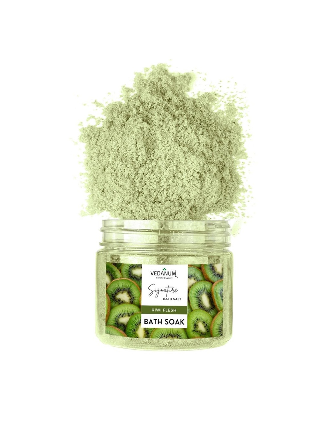 

VEDANUM Aromatic Kiwi Fruit Bath Salt for Skin Nourishment - 200 gm, Green