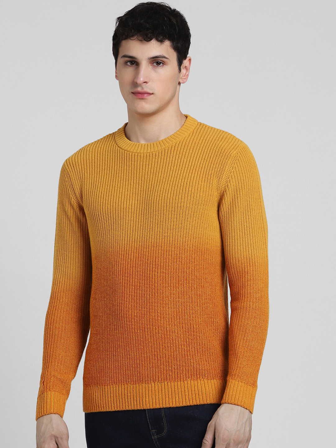 

Jack & Jones Ribbed Cotton Pullover Sweaters, Yellow