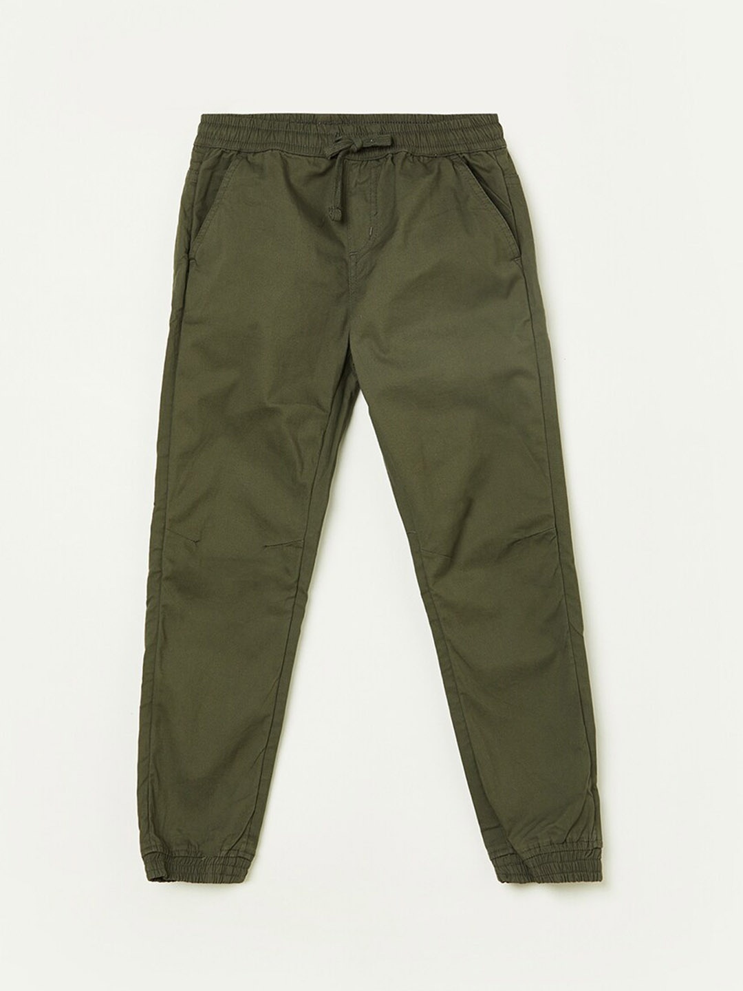 

Fame Forever by Lifestyle Boys Mid-Rise Regular Fit Joggers, Olive