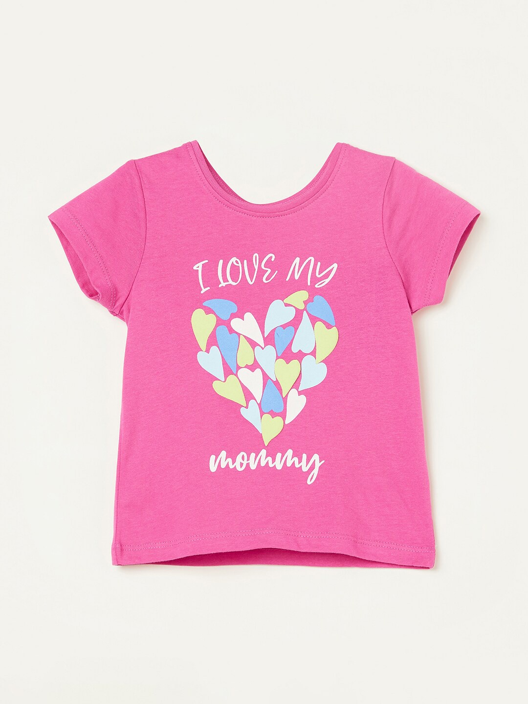

Juniors by Lifestyle Girls Typography Printed T-shirt, Pink