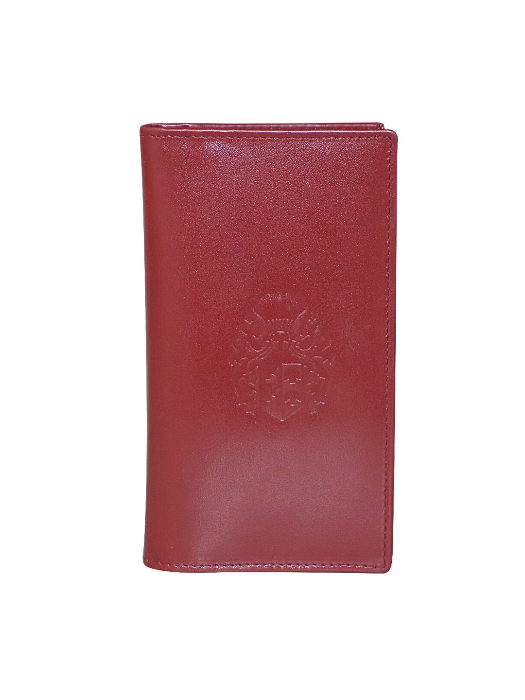

Style Shoes Unisex Leather Two Fold Wallet, Maroon
