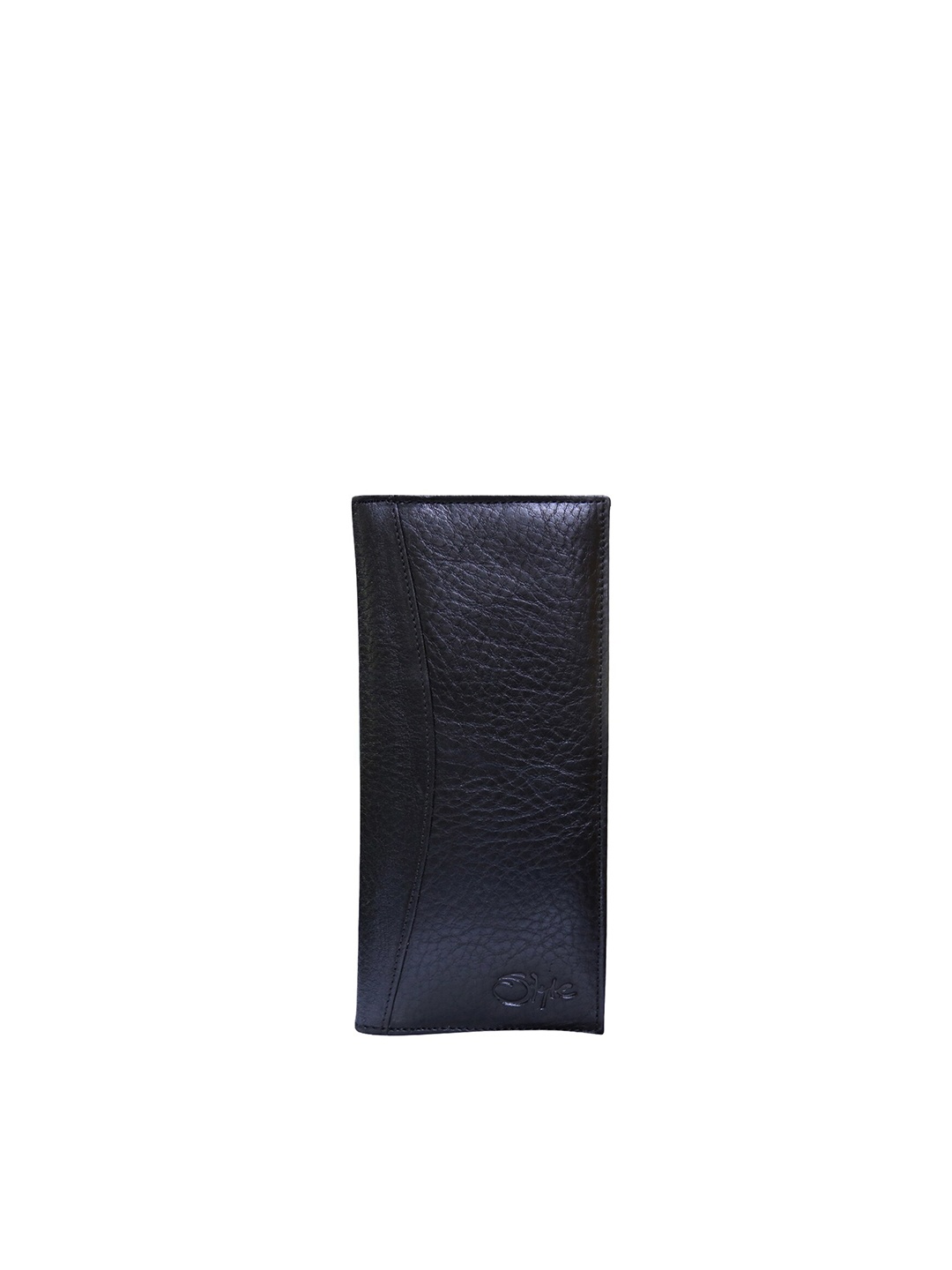 

Style Shoes Unisex Leather Two Fold Wallet, Black