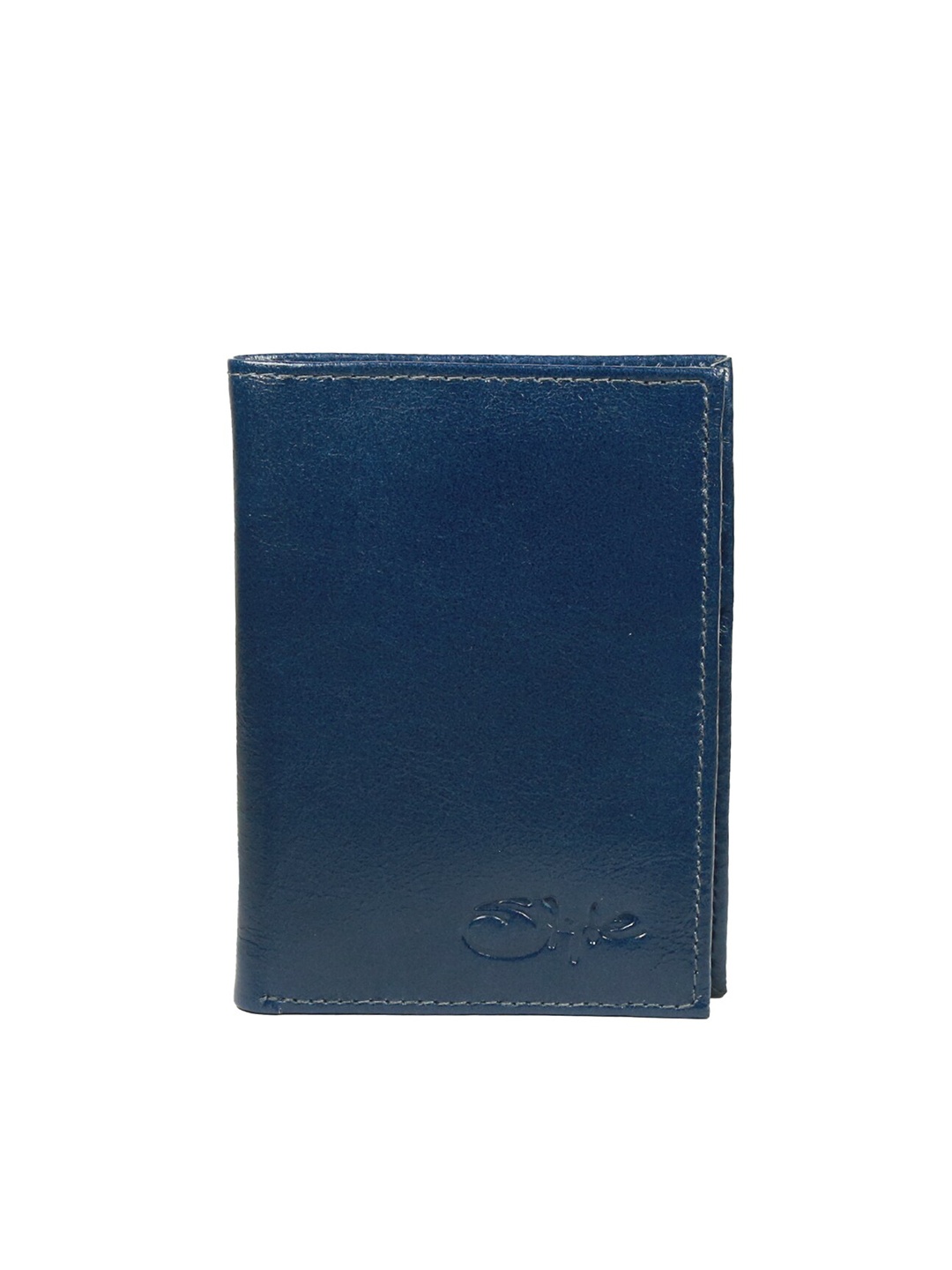 

Style Shoes Unisex Leather Card Holder, Blue