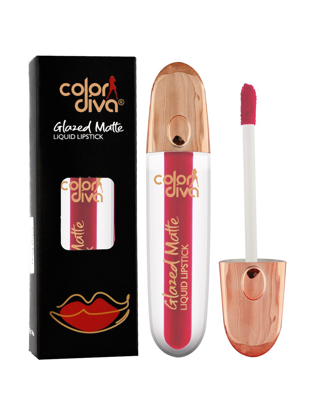 

Adbeni Long Lasting Glazed Matte Liquid Lipstick 5.5 ml - Barbie 110, Pink
