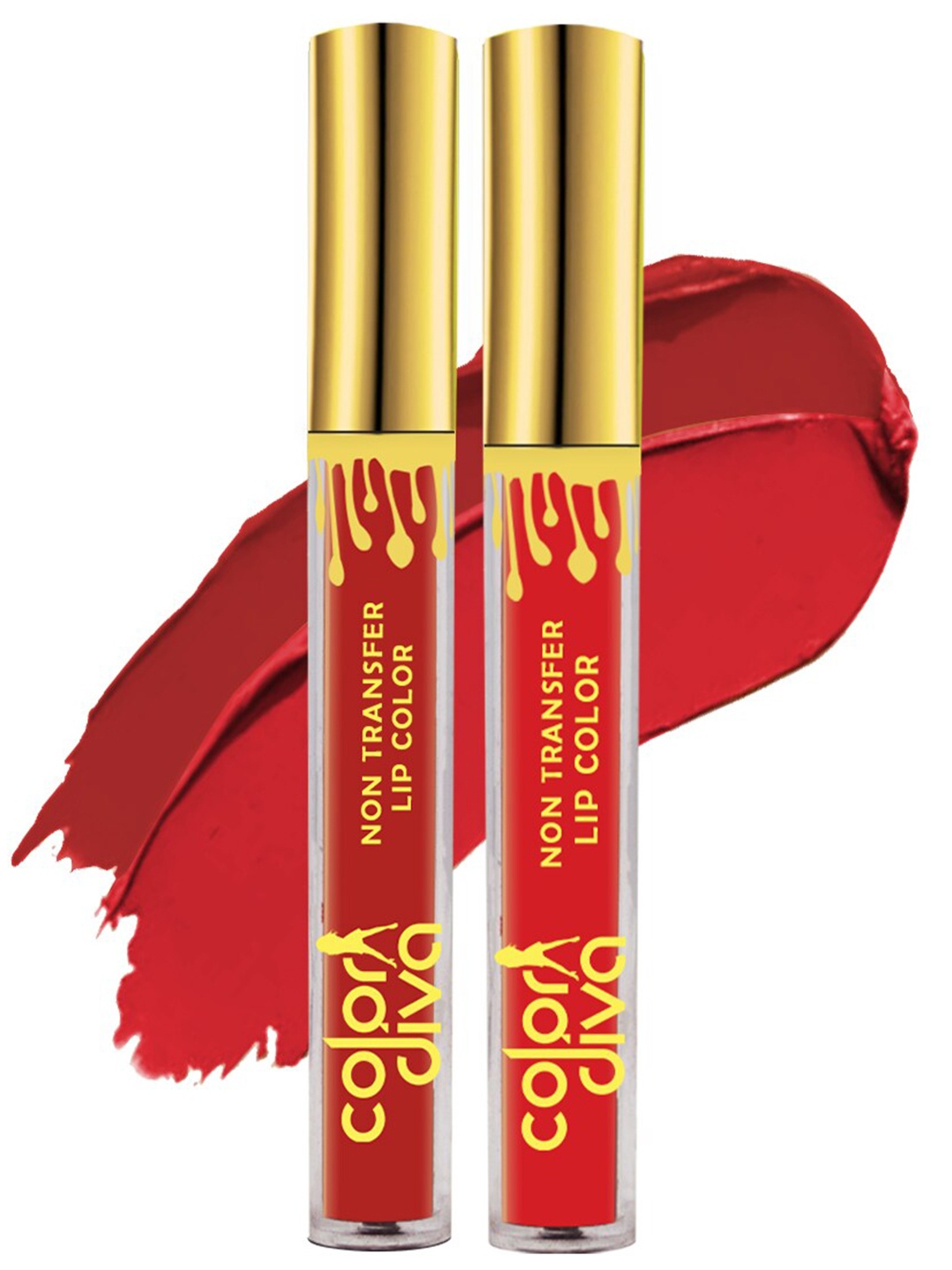 

Adbeni Set of 2 Non Transfer Lip Color 10 ml Each - Shade 102 & 103, Red
