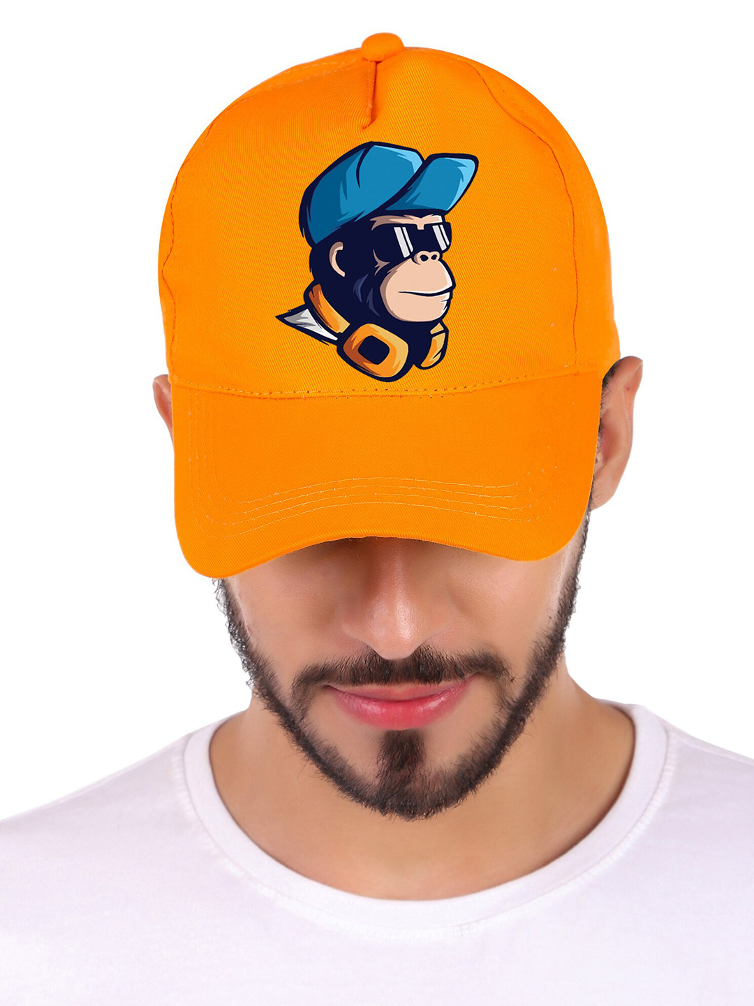 

Knotyy Unisex Printed Baseball Cap, Yellow