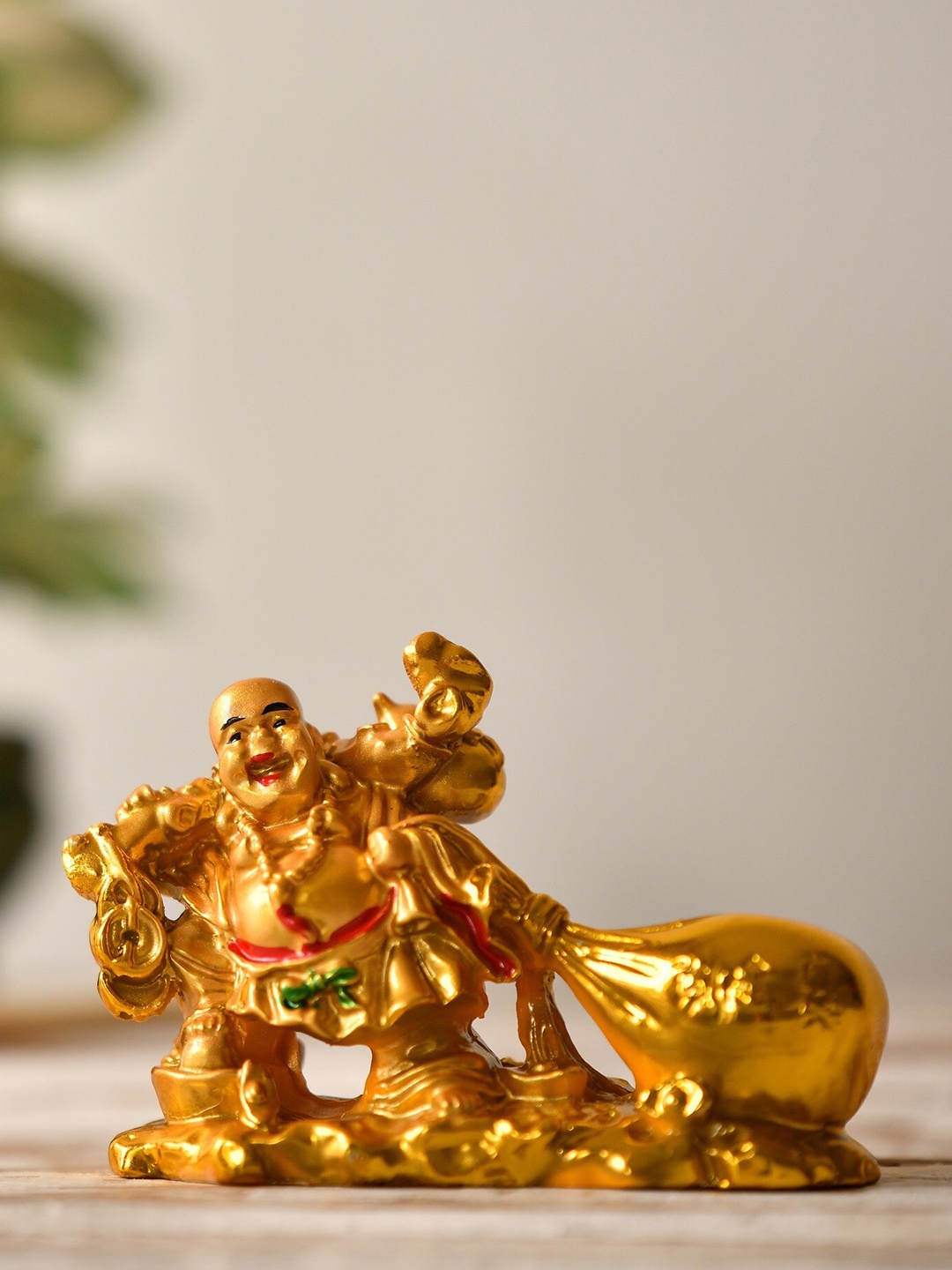 

Fashion Bizz Gold-Toned Laughing Buddha Showpiece