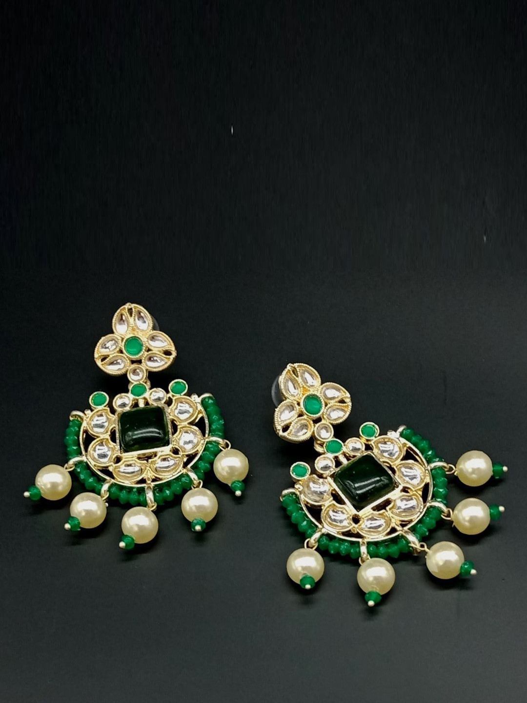 

AASHISH IMITATION Gold-Plated Contemporary Drop Earrings