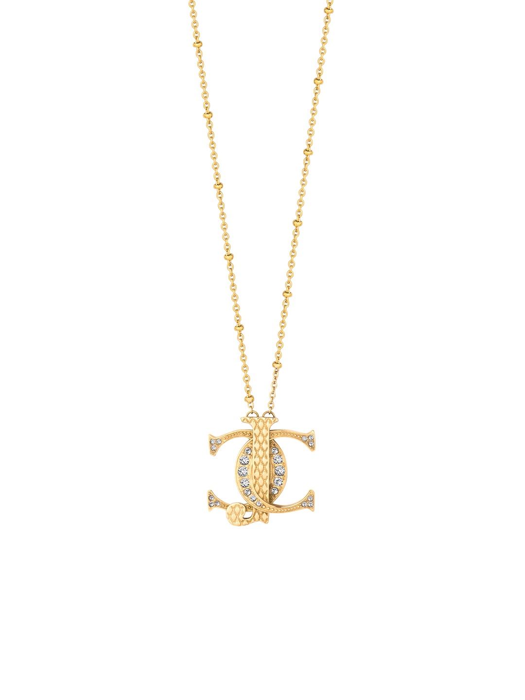 

Just Cavalli Gold-Plated Stone Studded Chain