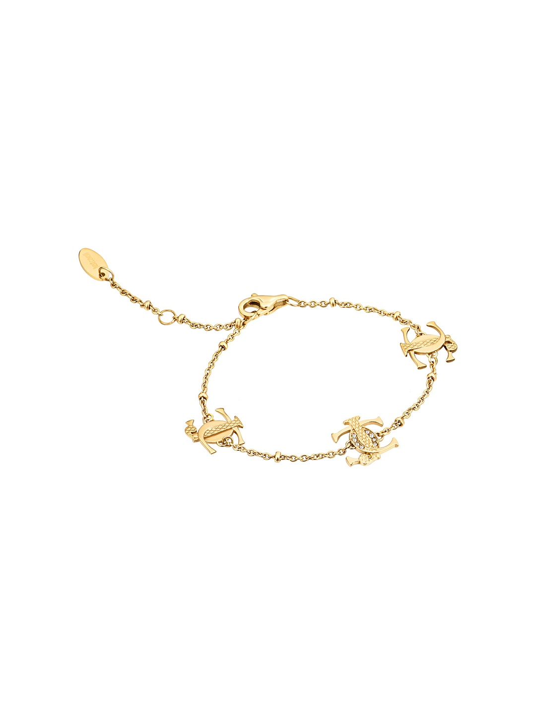 

Just Cavalli Stainless Steel Charm Bracelet, Gold