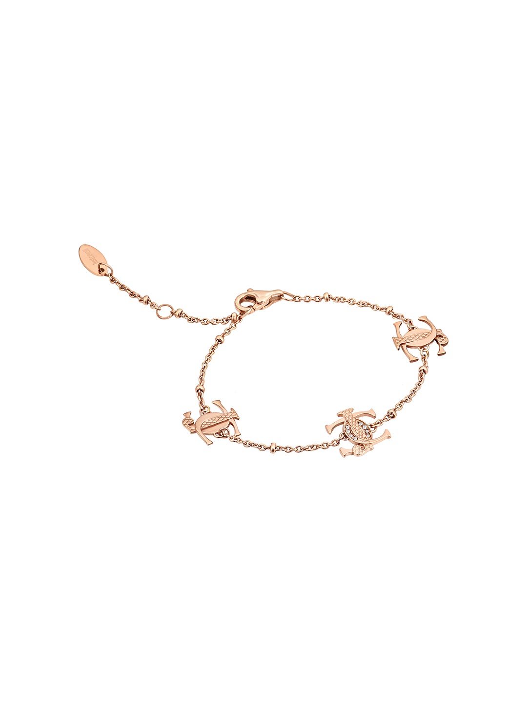 

Just Cavalli Stainless Steel Link Bracelet, Rose gold