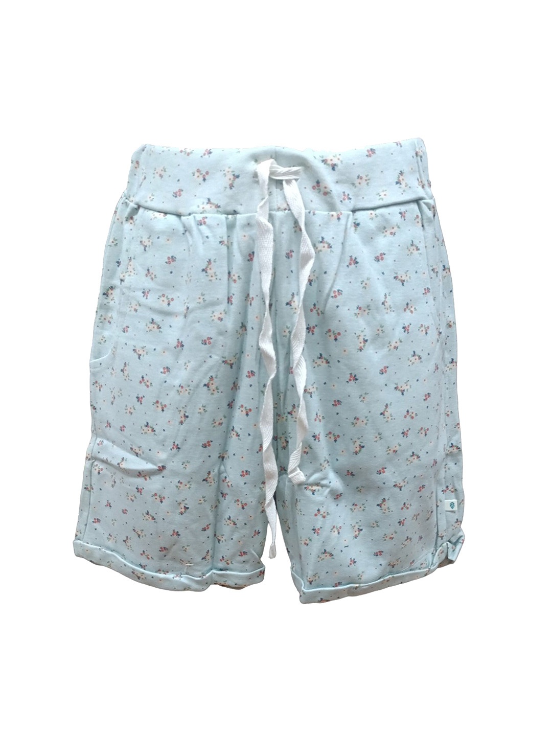 

CELEBRITY CLUB Girls Floral Printed Cotton Shorts, Blue