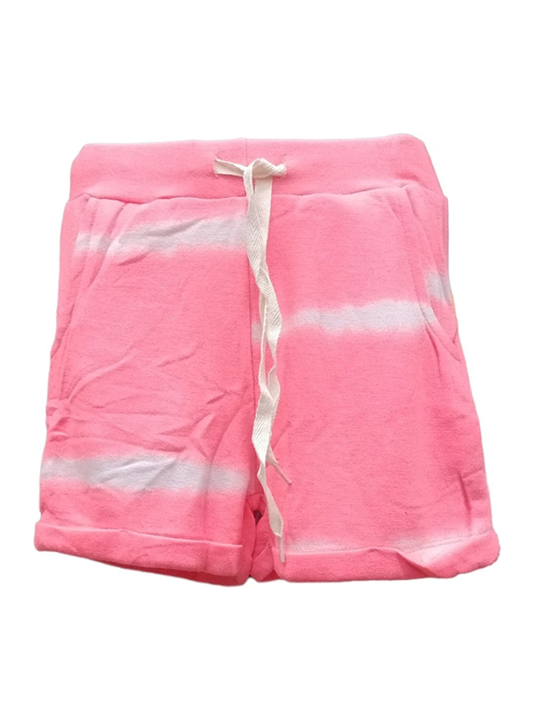 

CELEBRITY CLUB Girls Tie & Dye Cotton Shorts, Pink