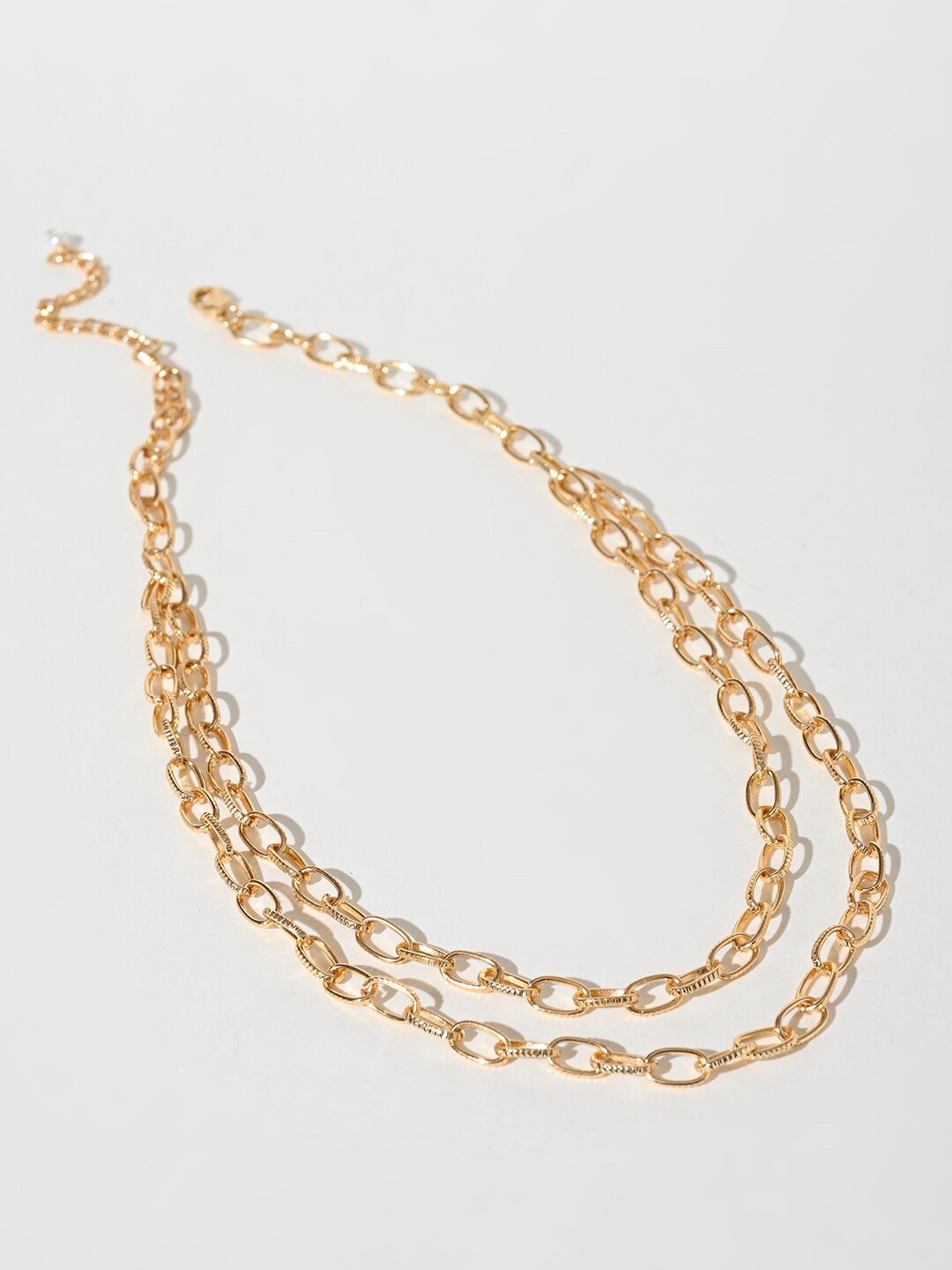 

XPNSV Layered Cable Chain Necklace, Gold