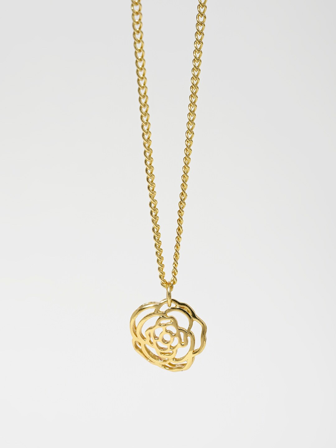 

XPNSV Minimal Brass Necklace, Gold