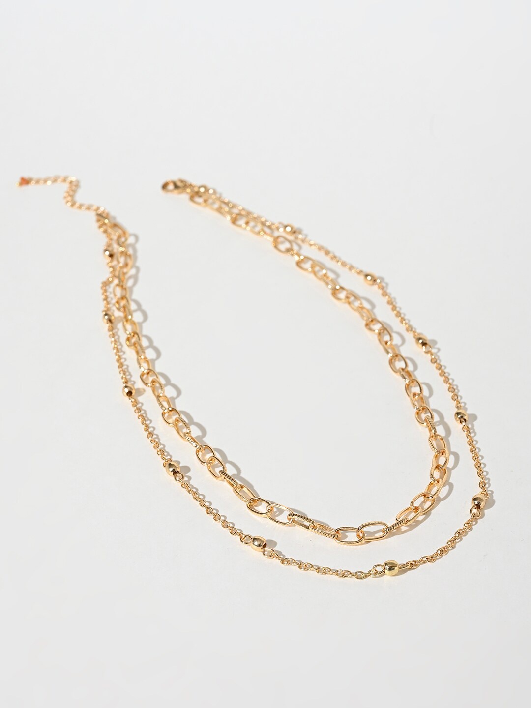 

XPNSV Layered Brass Chain, Gold