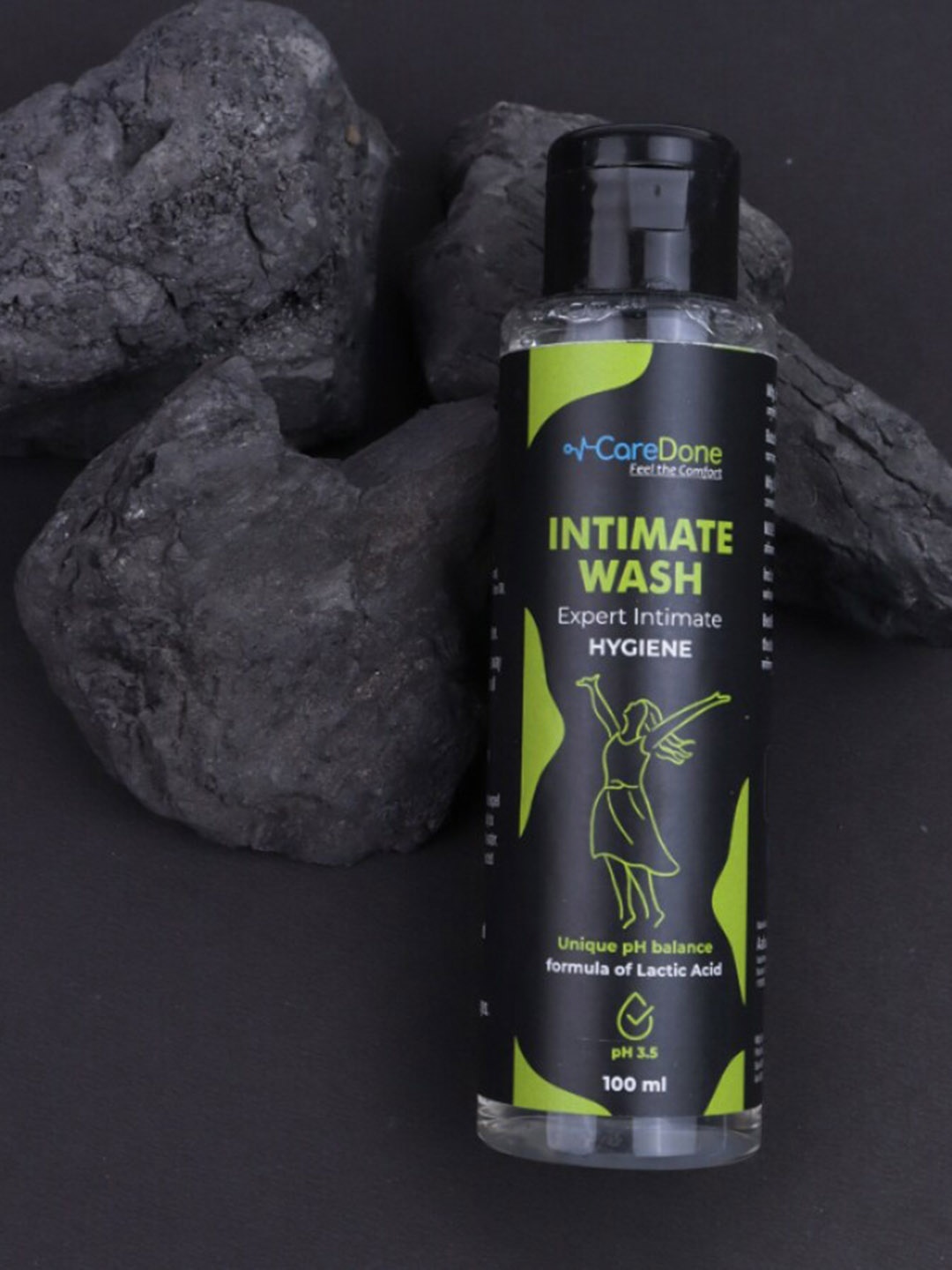 

CareDone Natural Intimate Wash With Tea Tree Oil 100 ml, Black