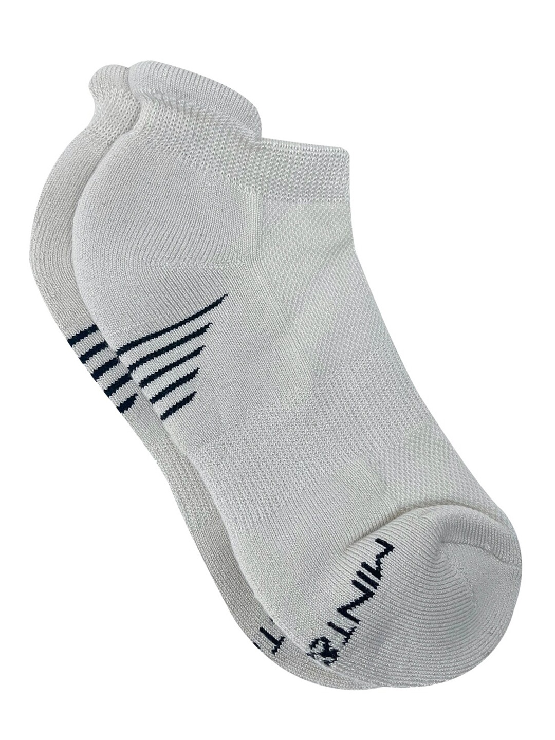 

Mint & Oak Women Eco-friendly Moisture Wicking Ankle Length Socks, Grey