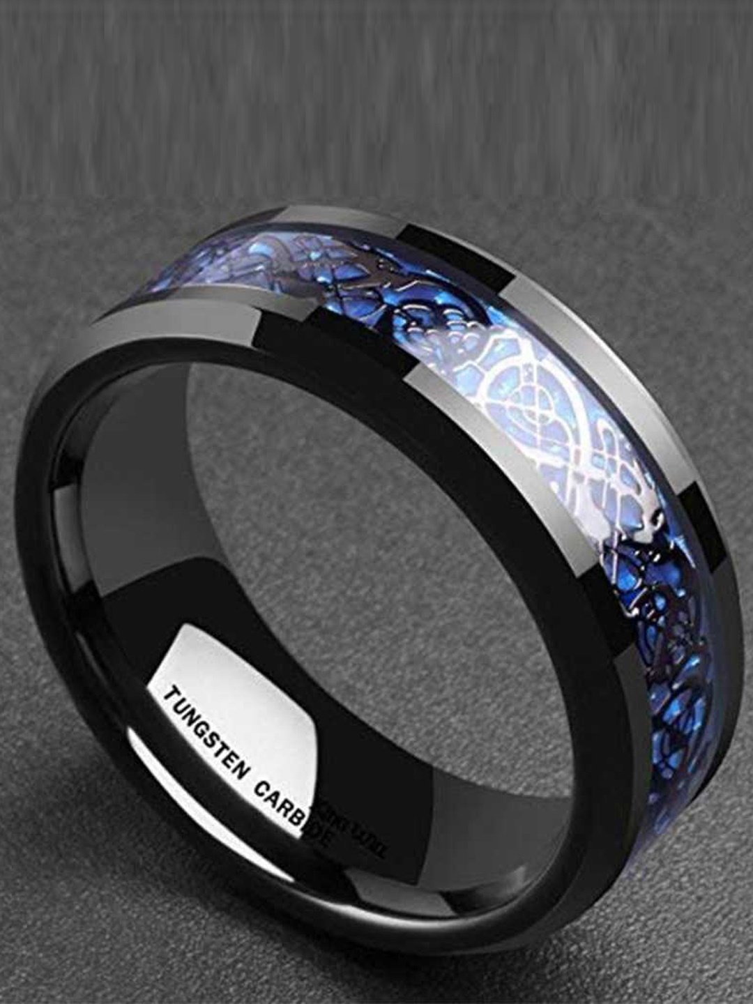 

MEENAZ Unisex Set Of 2 Silver-Plated Finger Rings