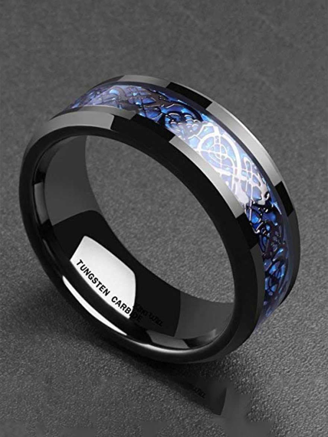 

MEENAZ Unisex Set Of 2 Silver-Plated Finger Rings