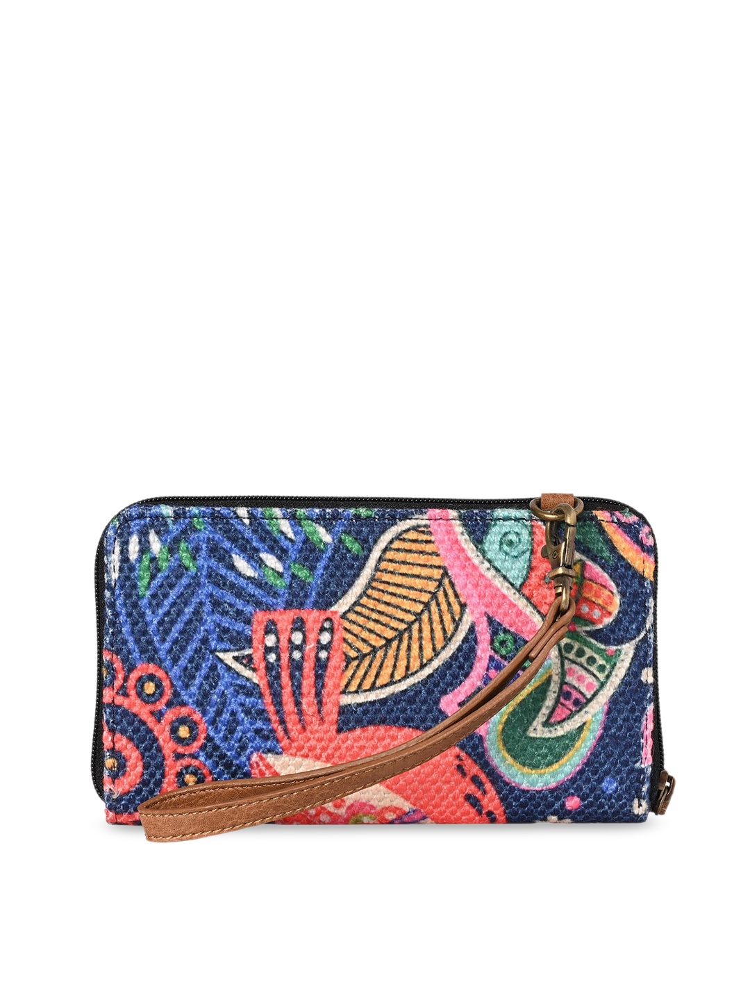 

Mona B Embellished Swagger Sling Bag, Navy blue