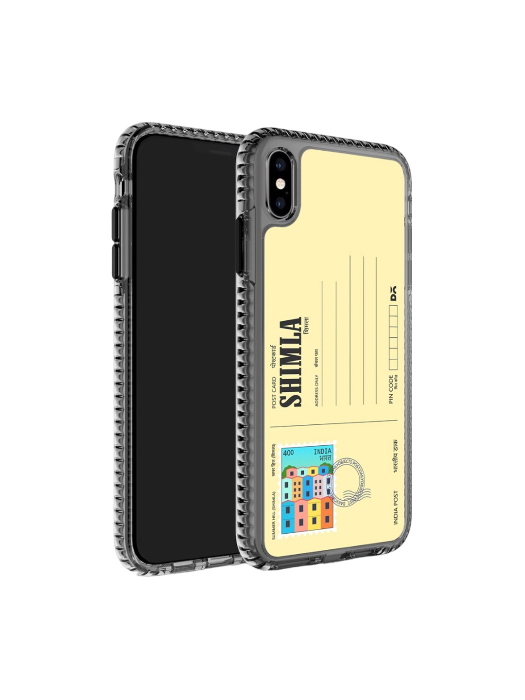 

DailyObjects Impact Resistant Postcard Printed iPhone X Phone Back Case, Yellow