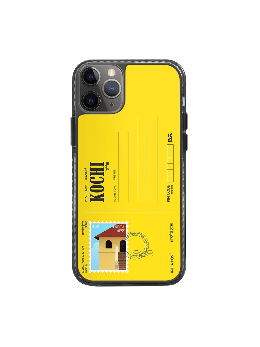 

DailyObjects Postcard Printed iPhone 11 Pro Phone Back Case, Yellow