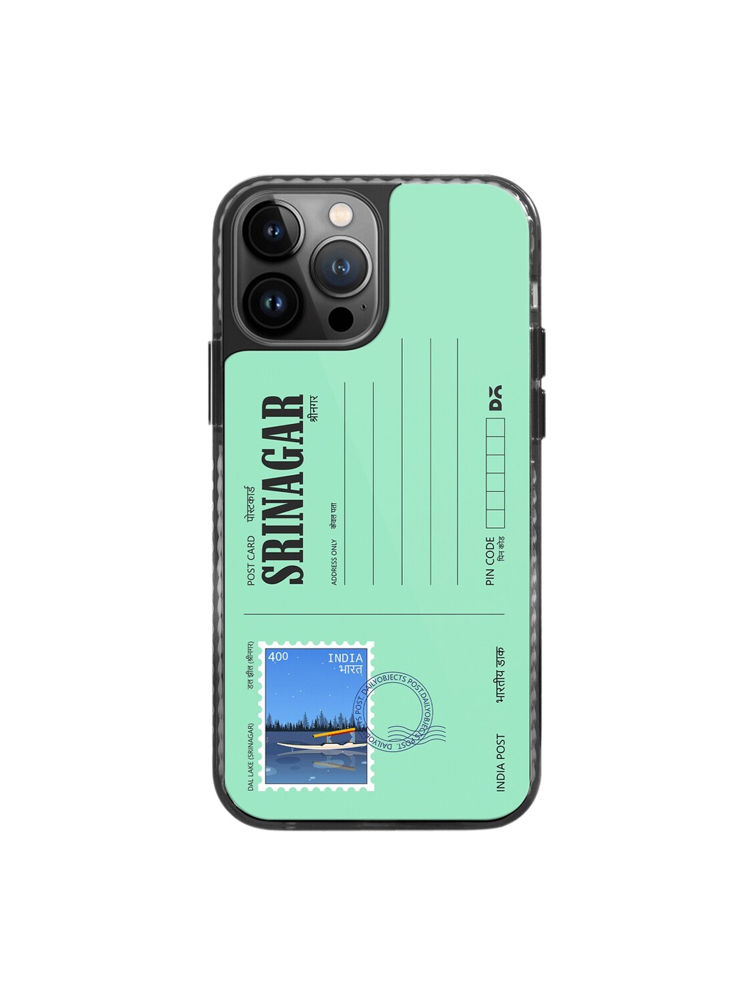 

DailyObjects Postcard Printed iPhone 14 Pro Max Phone Back case, Sea green