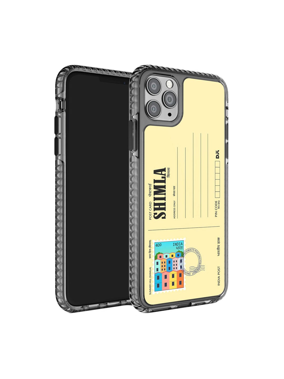 

DailyObjects Postcard Printed Impact Resistant iPhone 11 Pro Phone Back Case, Yellow