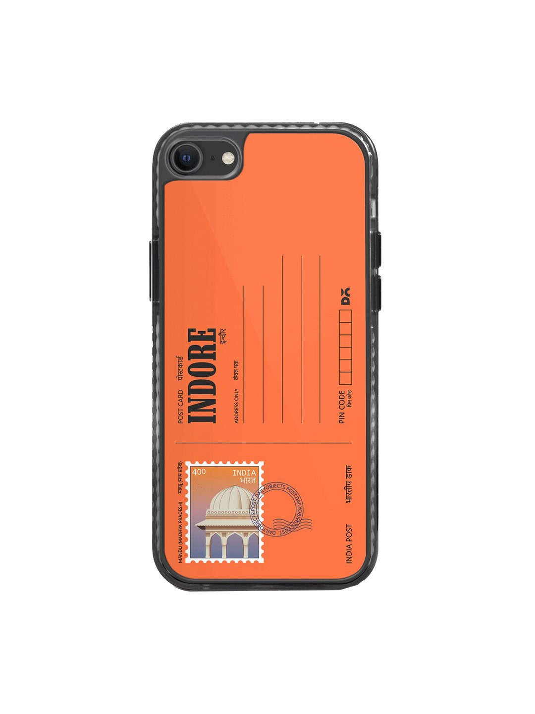 

DailyObjects Postcard Printed iPhone 8 Phone Back Case, Coral