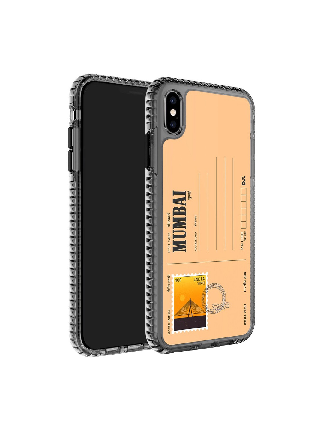 

DailyObjects Postcard Printed iPhone XS Max Phone Back Case, Orange