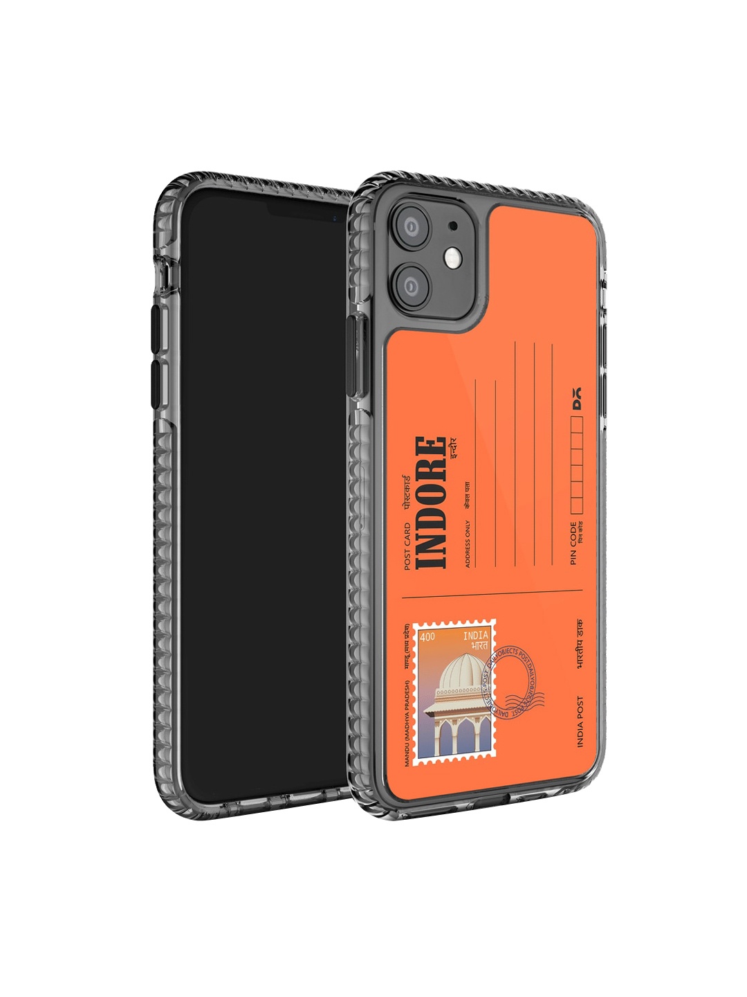 

DailyObjects Postcard Printed iPhone 11 Phone Back Case, Orange