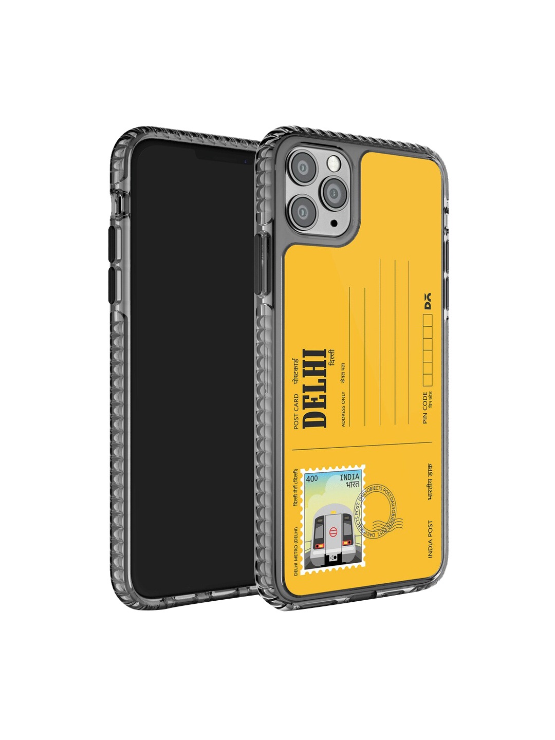 

DailyObjects Impact Resistant Postcard Printed iPhone 11 Pro Phone Back Case, Yellow