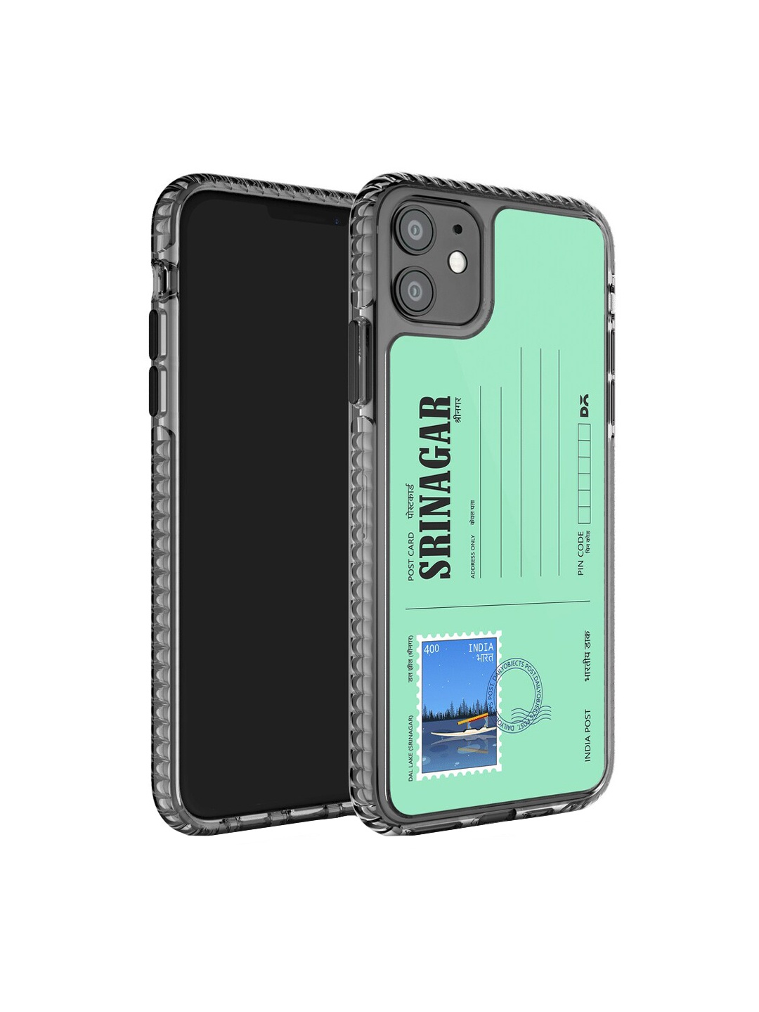 

DailyObjects Postcard Printed iPhone 11 Phone Back case, Green